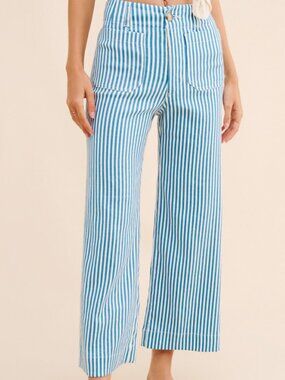 ANTRHOPOLOGIE MAEVE the colette crop wide leg  pants 24